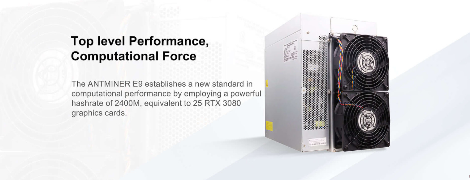 BITMAIN E9 ETC ASIC Miner 2400MH/S Most Profitable Mining Asic