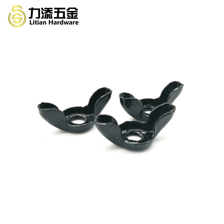 Black Stainless Wing Nuts A4-80 Finshed DIN316 SUS304 Material