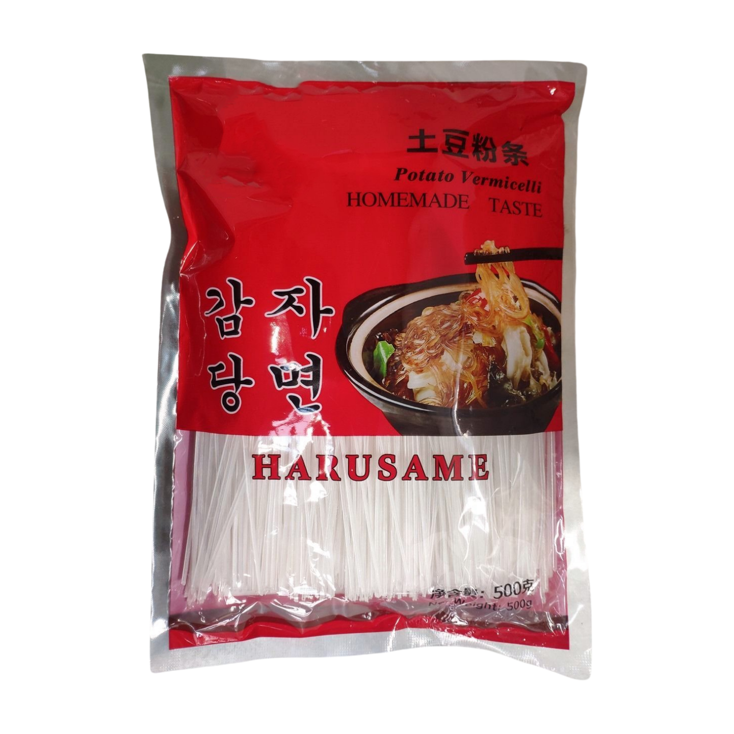 500g Dried Crystal Glass Noodles Pure Natural Vermicelli for Authentic Chinese Hotpot