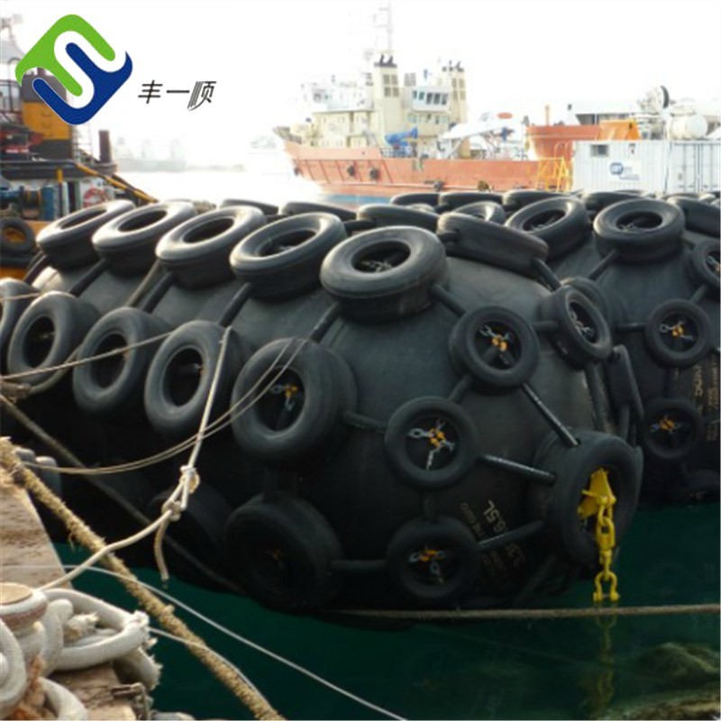 Barge And Quay Pneumatic Rubber Fender Popular Size 3.3*6.5m