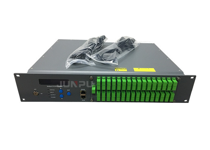 Junpu High Power PON EDFA WDM 32 ports 1550nm 20dBm for FTTH CATV
