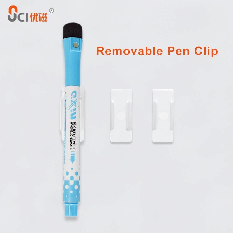 Removable Self Adhesive Pen Holder Clip Whiteboard Pen Holders