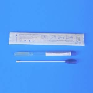 Nylon Flocked Swab Sterile Fecal Collection Kit With Swabs