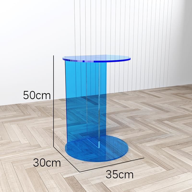 Minimalist Custom Color Acrylic Coffee Table Side Table Tea Table for Indoors and Outdoors