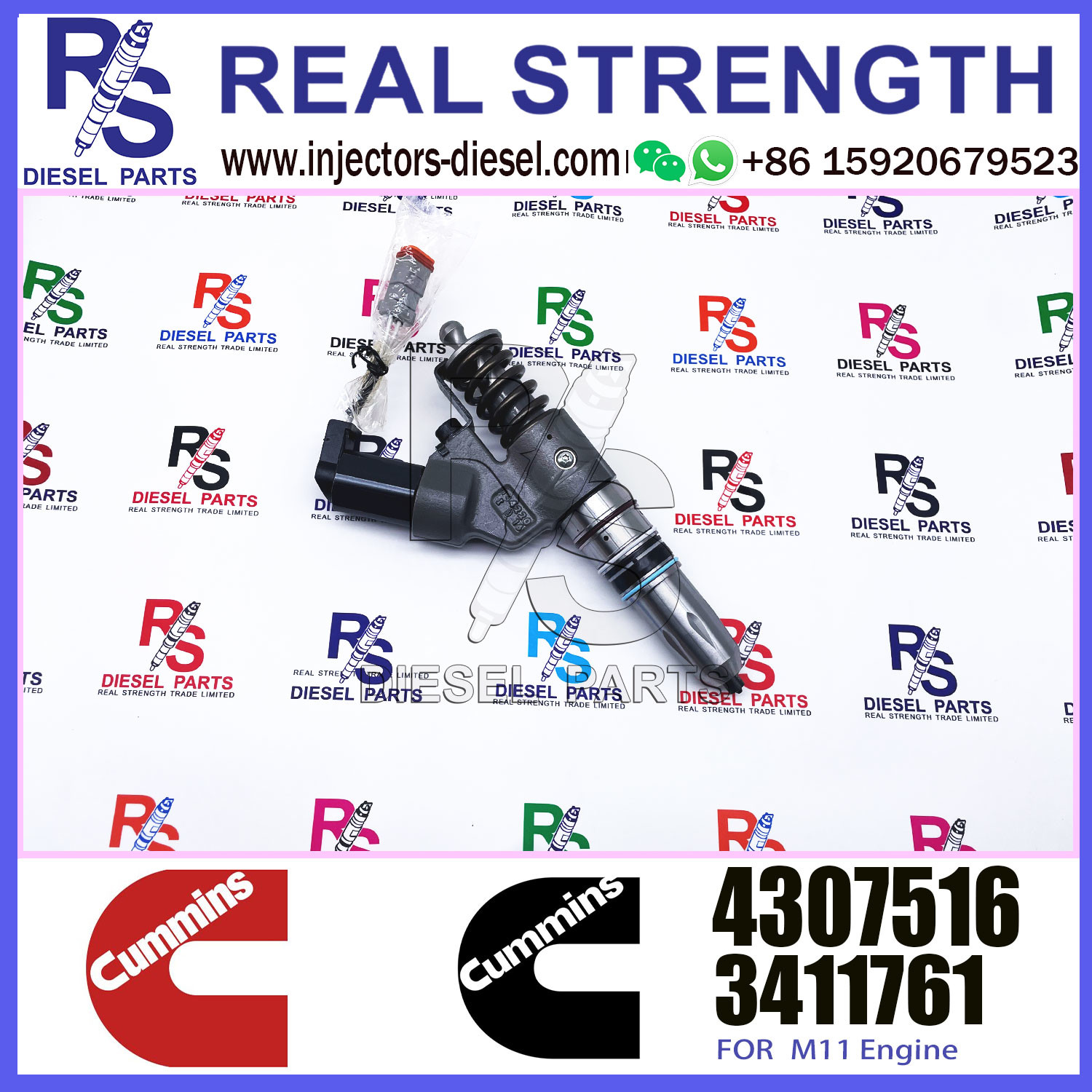 Factory advantage supply fuel injector 4026222 4903472 4903319 4061851 3411756 3411754 4902921 4307516 for M11 ISM11 QSM
