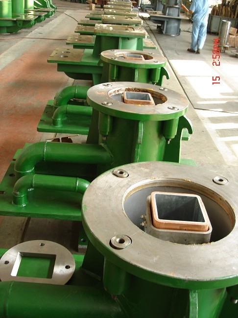 Copper Mould Assembly steel Billet Casting Machine and hot metal continuous caster