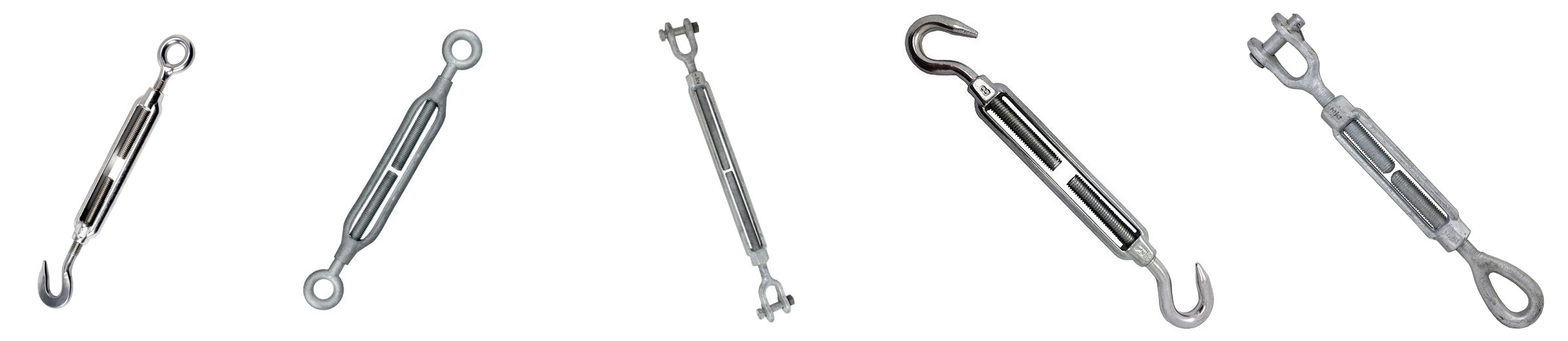 ISO 0.25 X 4" Galvanized Heavy Duty Turnbuckle