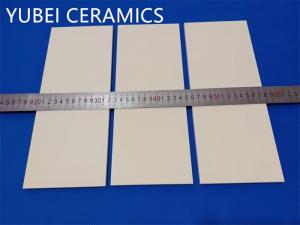 China Light Yellow 99% Alumina Ceramic Plates Dry Pressing High Strength on sale