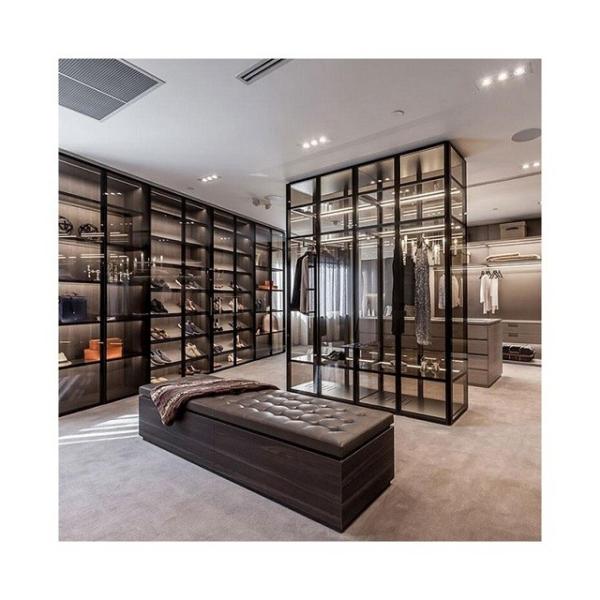 Laundry-Friendly European Style Custom Walk-in Wardrobe Closet for Modern