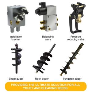 Customized screw pile driver excavators and deep hole drilling rigs for pile