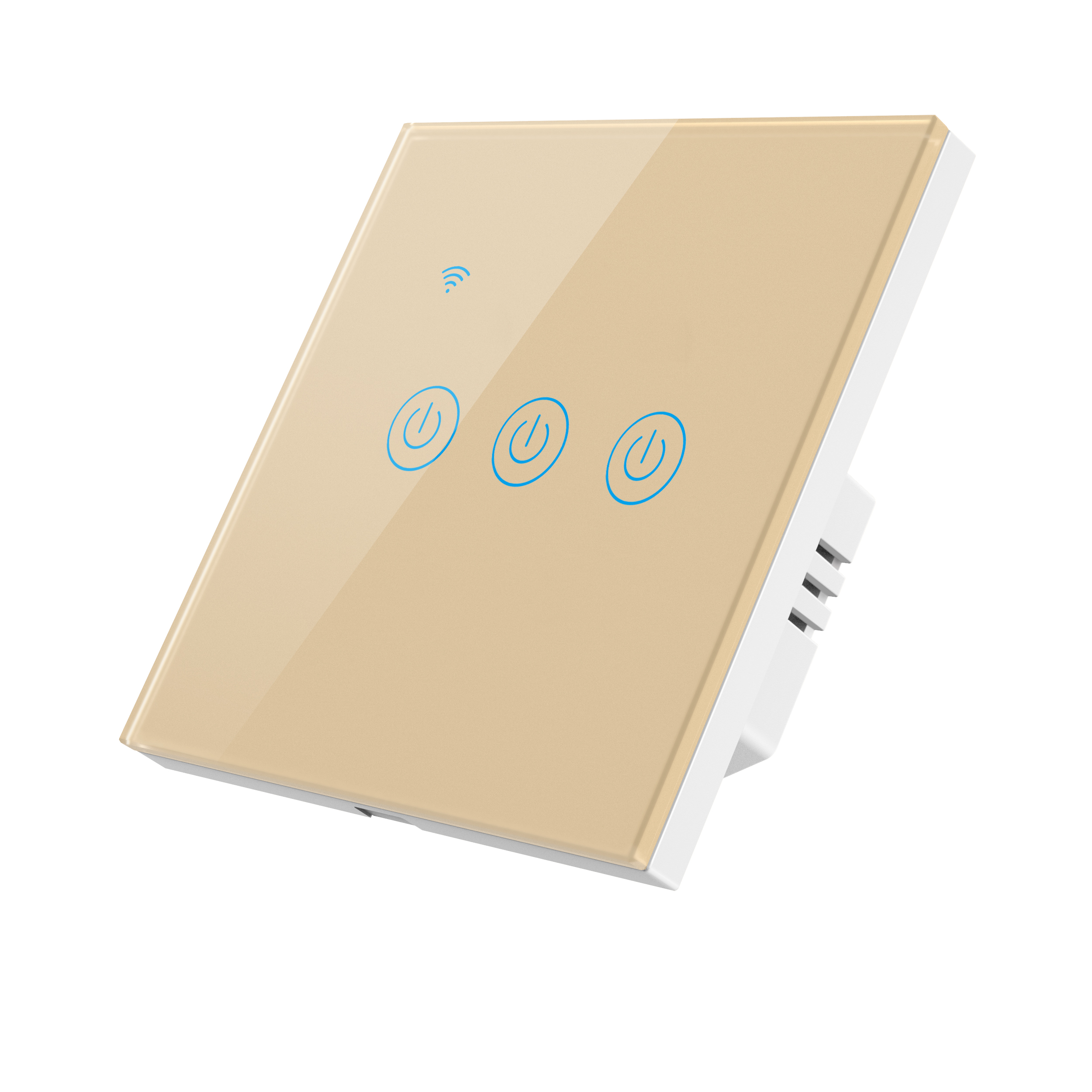 WiFi RF433 3 Gang Touch Switch 10A Three Gang Smart Light Switch