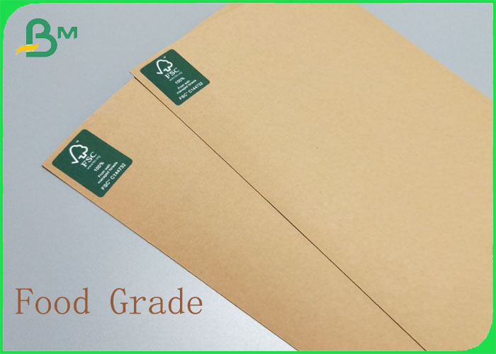 175g 230g 300g Red Brown Craft Paper Roll & Sheet For Notebook / Packaging Bags