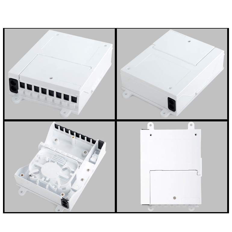 FTTH Indoor Outdoor Fiber Optic Accessories Fiber Optic Termination Box IP65 1.45kg