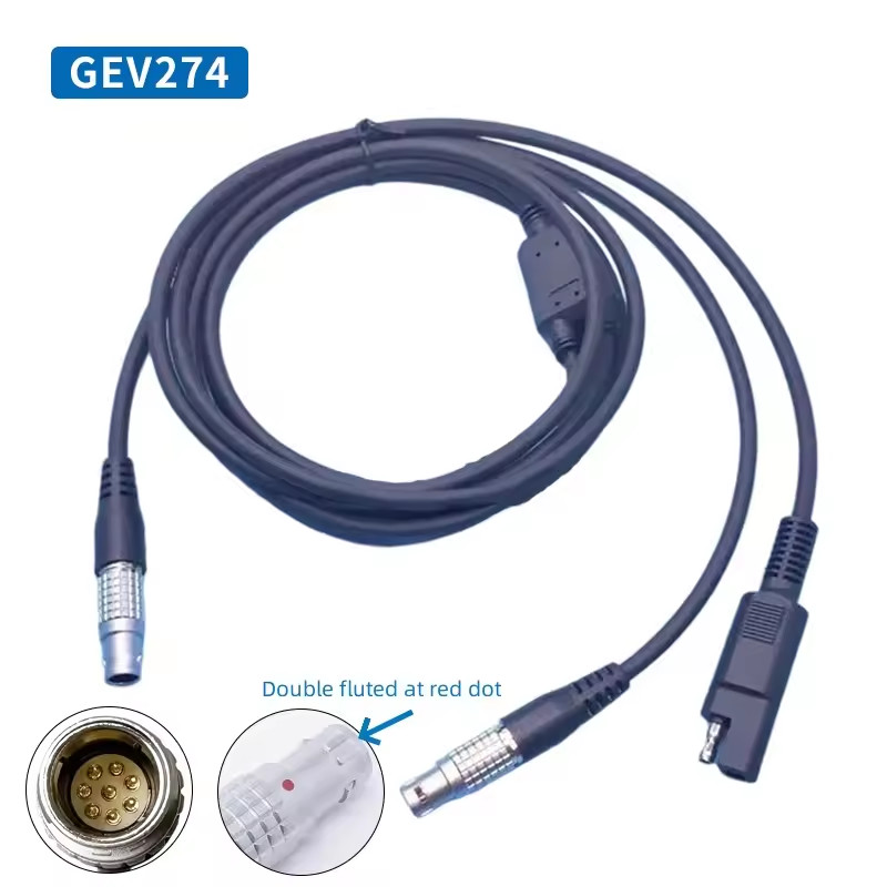A00196 GEV274 A00454 A00705 A00400 Cable Connect LEICCA GPS Base Station to PDL Radio Data Cable