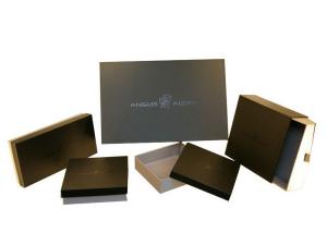  Foil Stamping Angus Men’s Cufflink Paper Keepsake Gift Boxes For Advertising / Packaging Manufactures