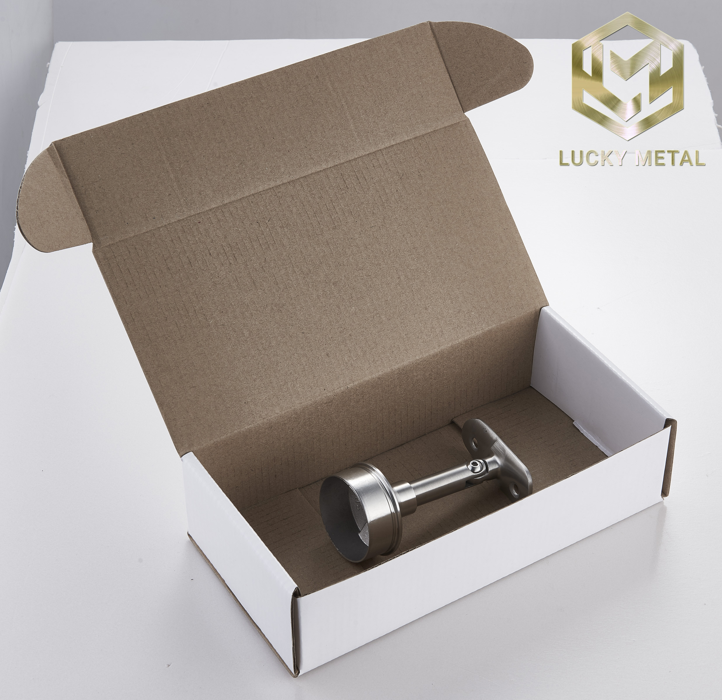 Railing Accessories Hot Sell 304 316 Inox Round Tube Stainless Steel Handrail Bracket Glass Bracket Handrail Support