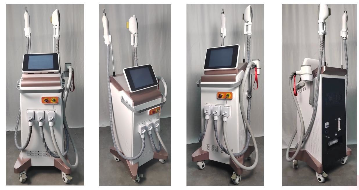 1064nm 532nm 1320nm Laser Multifunction Beauty Machine 4 In 1 IPL Nd YAG Laser Equipment