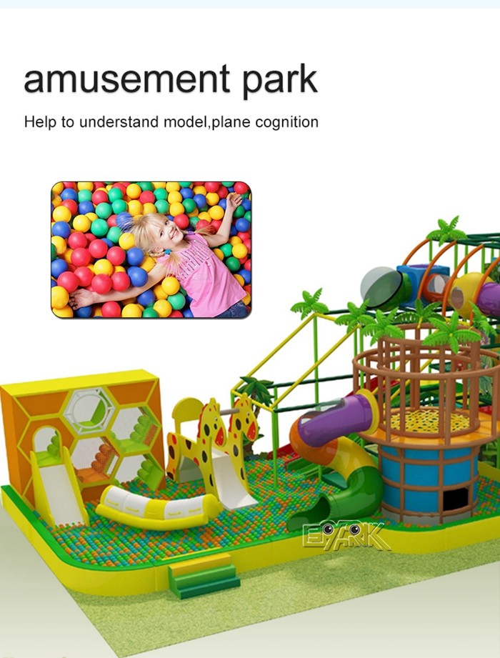 300W Amusement Park Playground Equipment Kids Naughty Castle Play Zone Games Center
