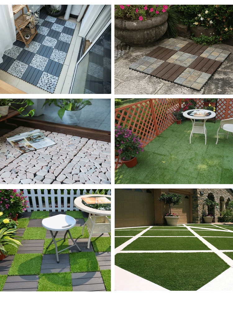 Create a Beautiful Outdoor Area with WPC Tile and Durable 300x300x22/25mm Deck Tiles