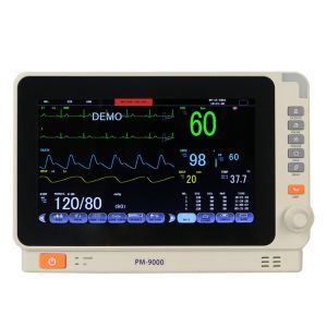  Portable 10.1 Inch Multi Parameter Patient Monitor with 6 Parameters 1 Year Warranty and 3 Years Shelf Life for Hospital Bedside Medical Use Manufactures
