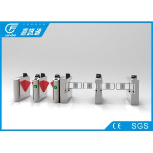  Card Reader Mechanical Turnstile , Two - Way Pedestrian Turnstile Gate Systems Manufactures