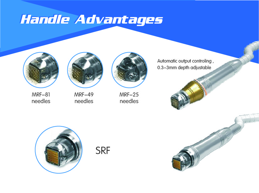 Microneedle therapy system fractional microneedle radiofrequency micro needling acne scars