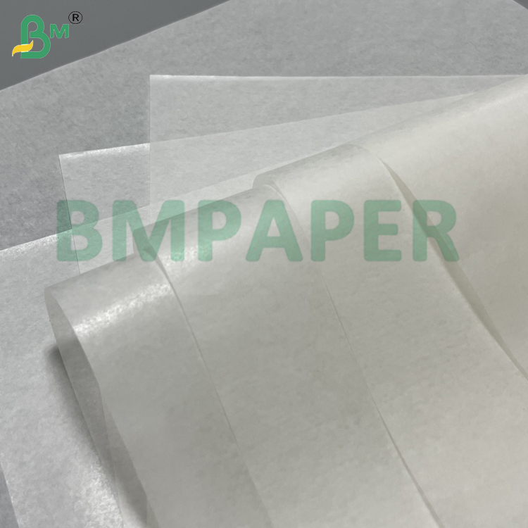35gsm Grease Resistance Semi-Transparency 14" Candy Burger Waxed Liner Paper 