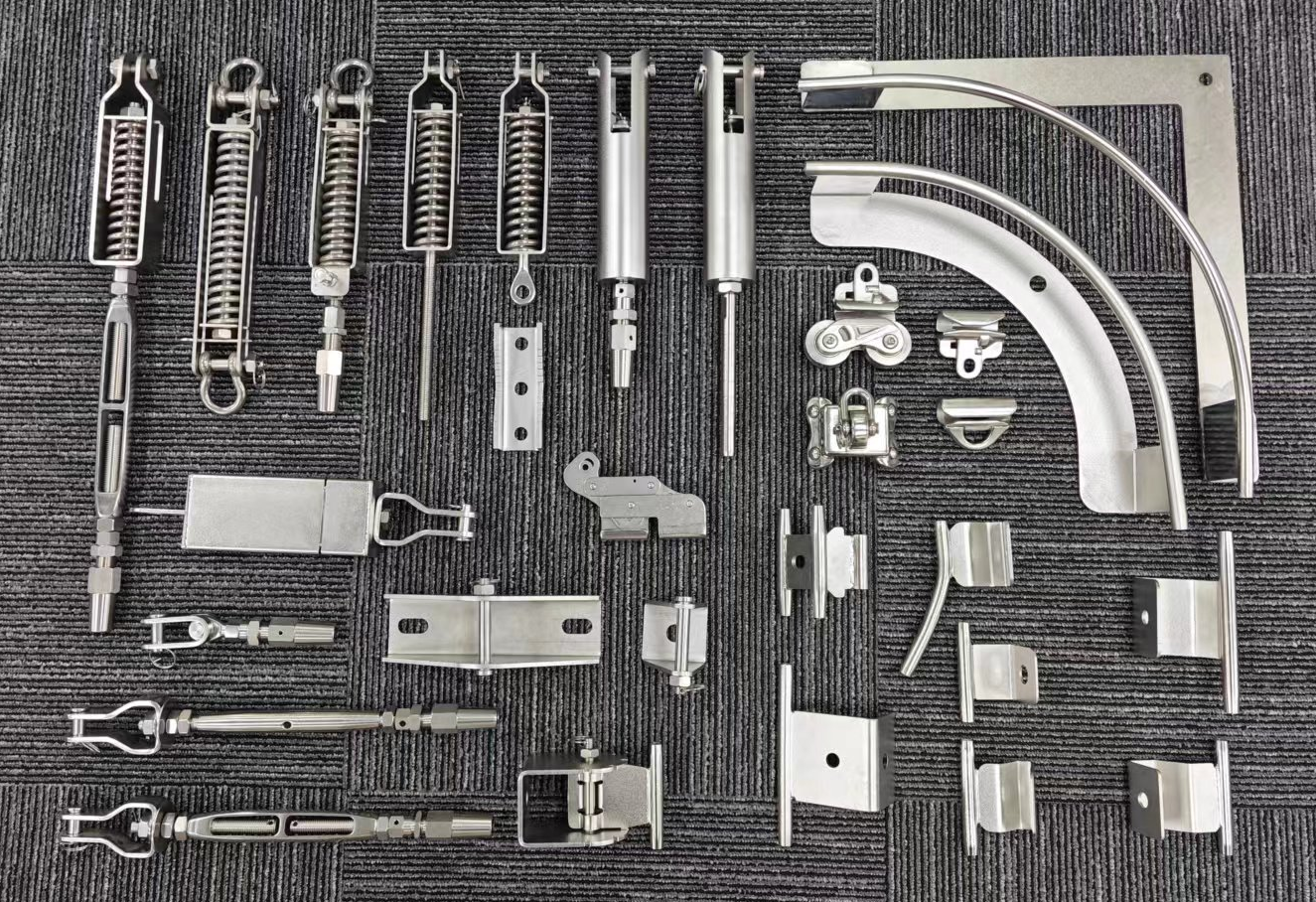 Wire Rope Fittings Stainless Steel Rigging Hardware Tensioner With Fork Threaded Stud Safety Line Products