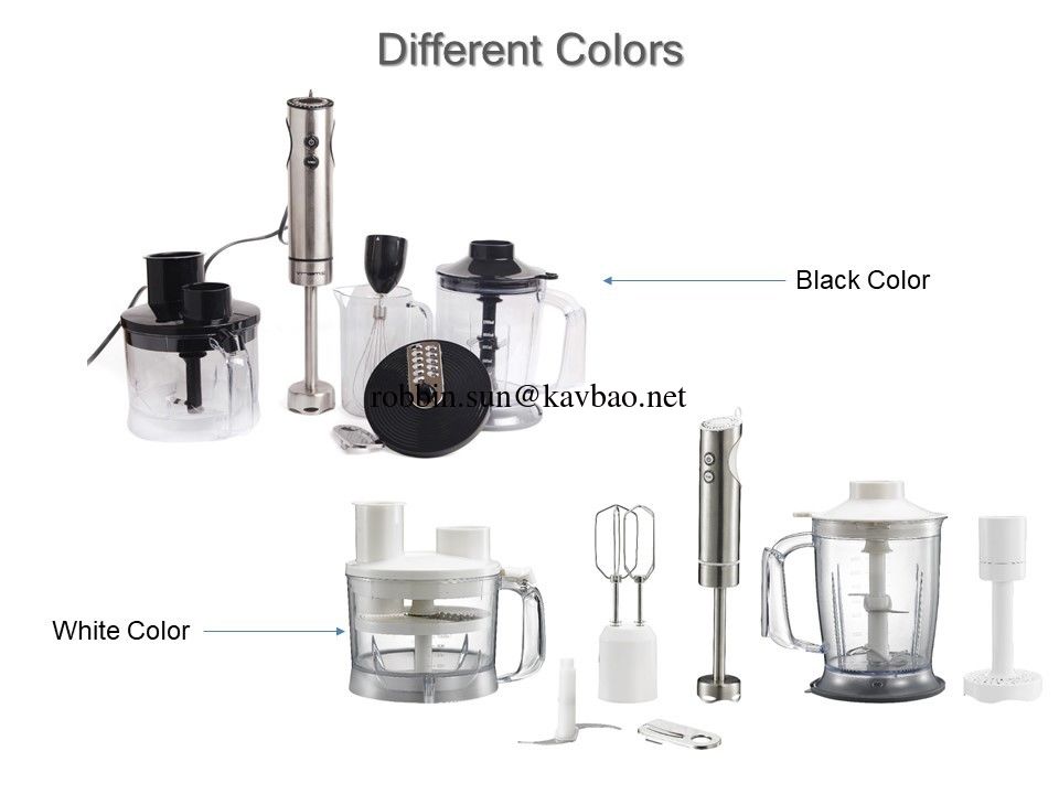 800W Stainless Steel Hand Blender Stick Immersion Blender