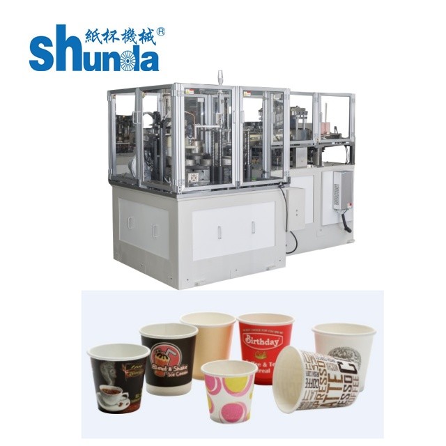 SMD-90 Double Wall Paper Cup Machine Advanced Technology For 2-46oz Paper Cup Production Line