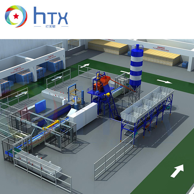 Automatic Wet Cast Machinery With Artificial Stones Making Production Line