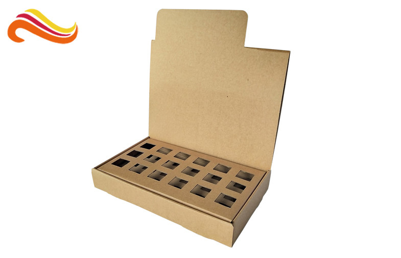 F Flute Corrugated Packaging Box Silver Foil With E - Wall Paper Material