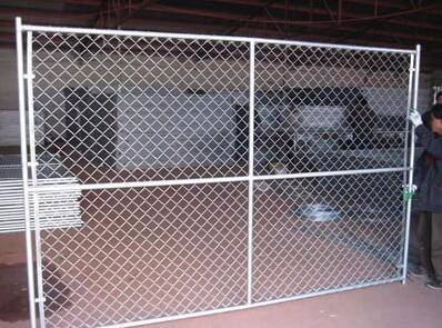 8'x12' tubing 1⅜"(35mm) x 16ga thickness chain link us standard temporary fencing 13ga/2.3m diameter