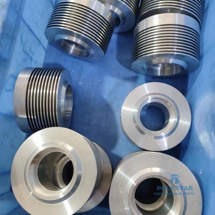 OEM 6082 Aluminum Machining Threaded Adjustment Knob CNC Machining Varnish Plated