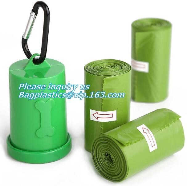 Compostable Bag For Dog Poop Drawstring Holder Custom Dogs Poop Bag Dispenser, Scented Dog Poop Bag Compostable Puppies