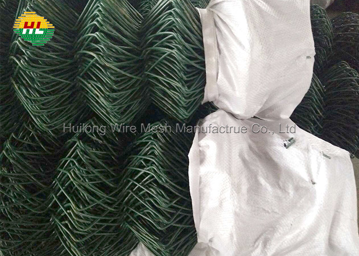 5 Ft High Link Mesh Fencing Galvanized 2-1/4" X 11-1/2 Ga 50 Ft Roll