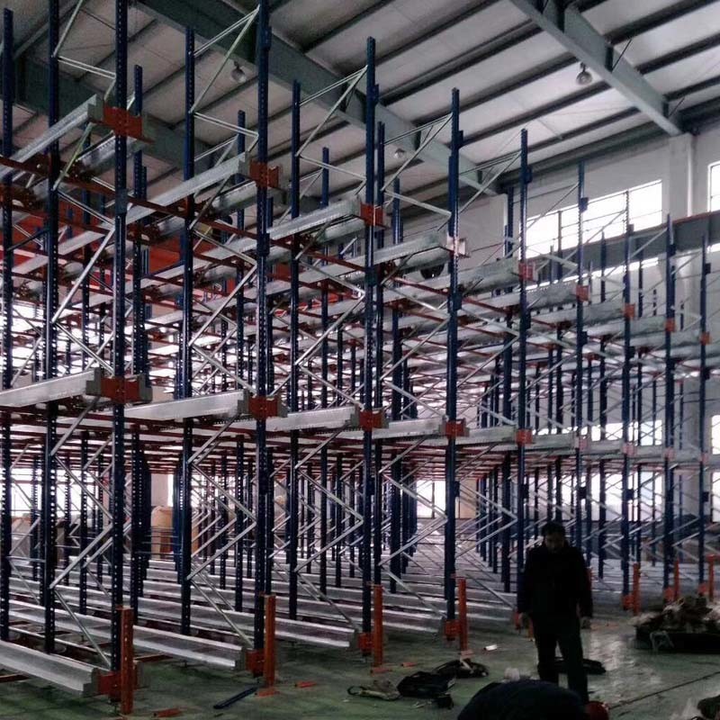 2-7 Levels Drive In Pallet Racking System For Customized Heavy Duty Warehouse Storage