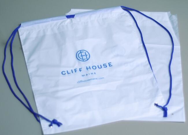 Biodegradable Environment friendly LDPE Plastic bags with DRAWSTRING closure bags, backpack, drawtape bag, essentials