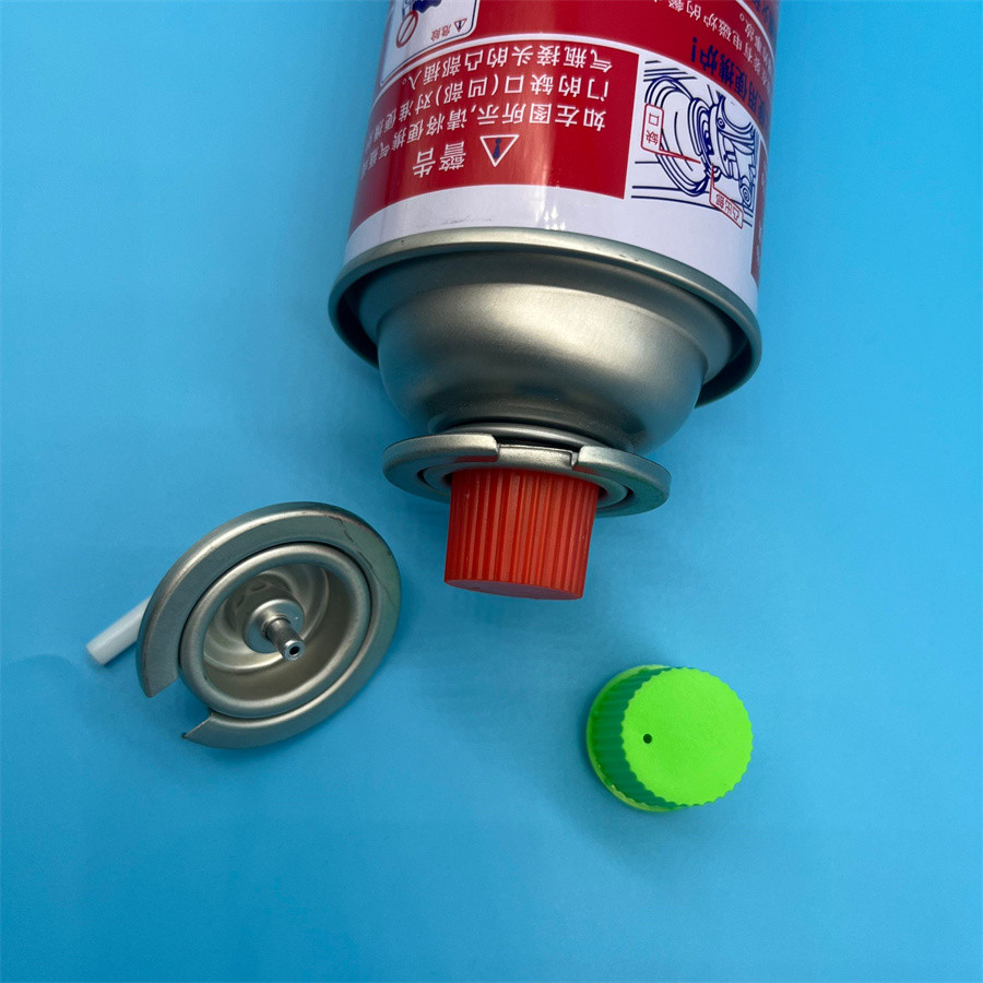 Portable Gas Burner spray can valve Compact Design Tinplate And PP for Camping Stoves
