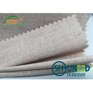 China Chest Canvas Horse Hair Interlining With Good Elasticity Woven Technology on sale