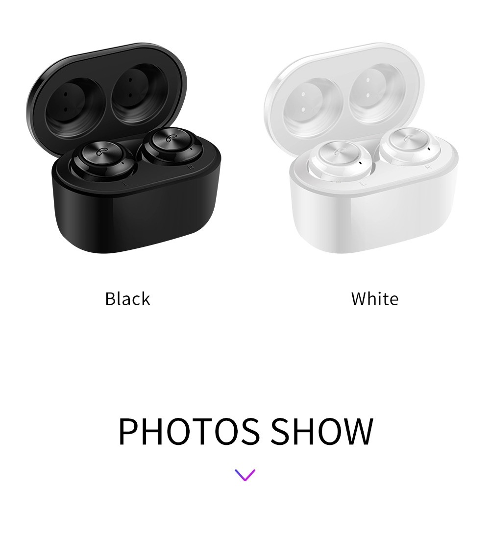 True Stereo New Wireless Earbuds 3D Stereo Sound Ergonomic Design