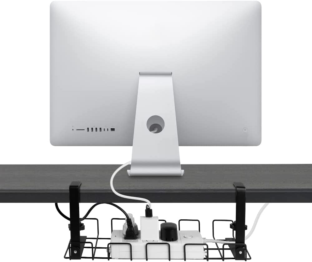 Upgrade Your Workspace with Our Standing Cable Organizer and Wire Management Tray