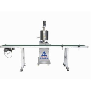 100W Automatic Lip Gloss Filling Machine Mascara Filling Machine With Conveyor