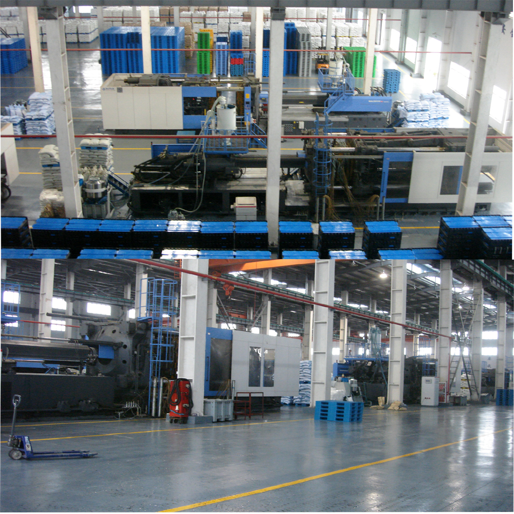 HDPE material floor collapsible plastic pallets