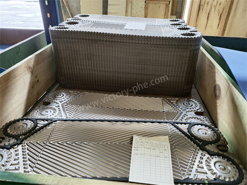 Hastelloy Accessen Heat Exchanger Plate Herringbone / Chevron Plate Pattern
