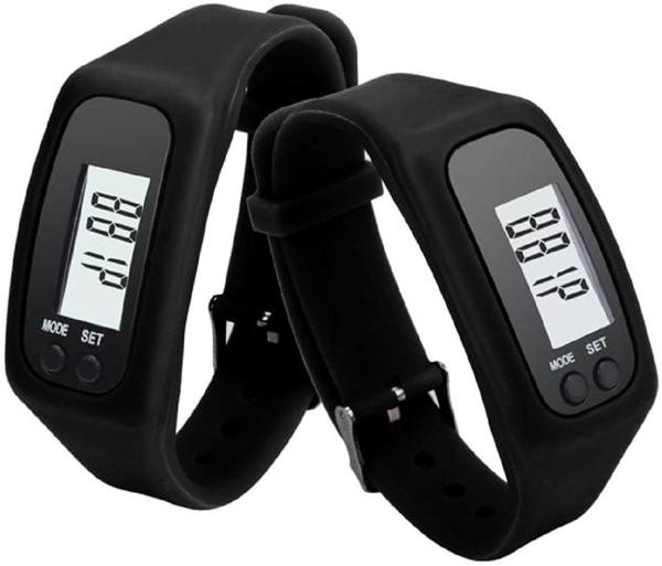 Quality PDM100 27g LED Display ABS Silicone Wristband Pedometer For Walking for sale