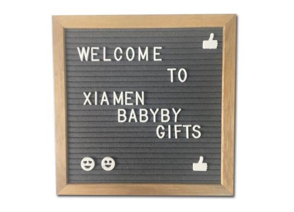 12 By 18 Inch Felt Letter Board Notice Menu , Changeable Black Framed Letter