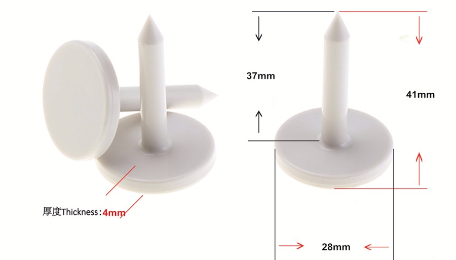 Waterproof NFC RFID Application Tree Nail Tag 213 For Tree Management
