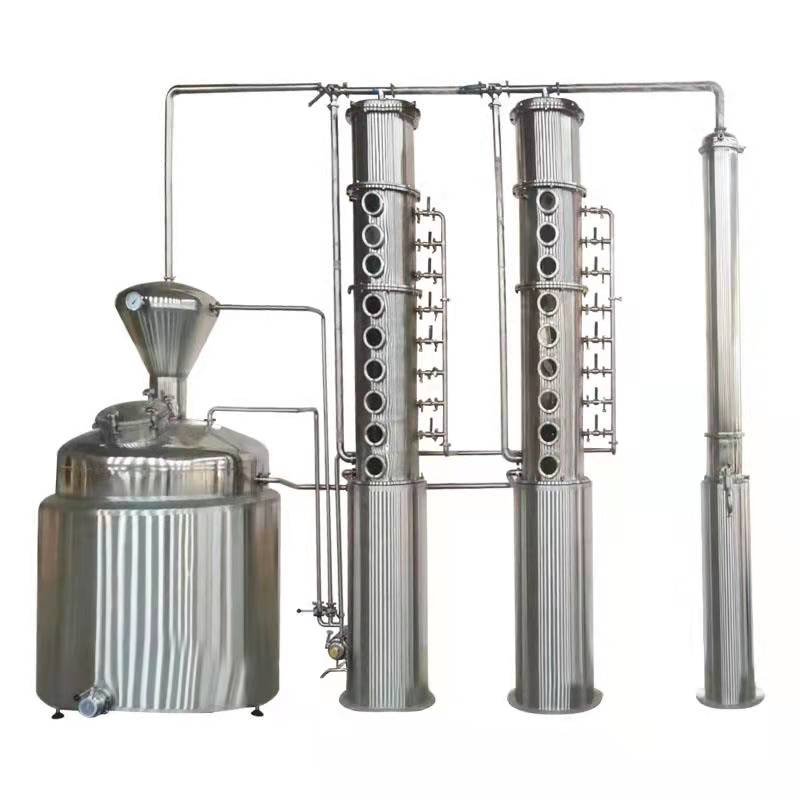 GHO 200L Best Stainless Steel/Copper Column Alcohol Distiller Distillation Equipment