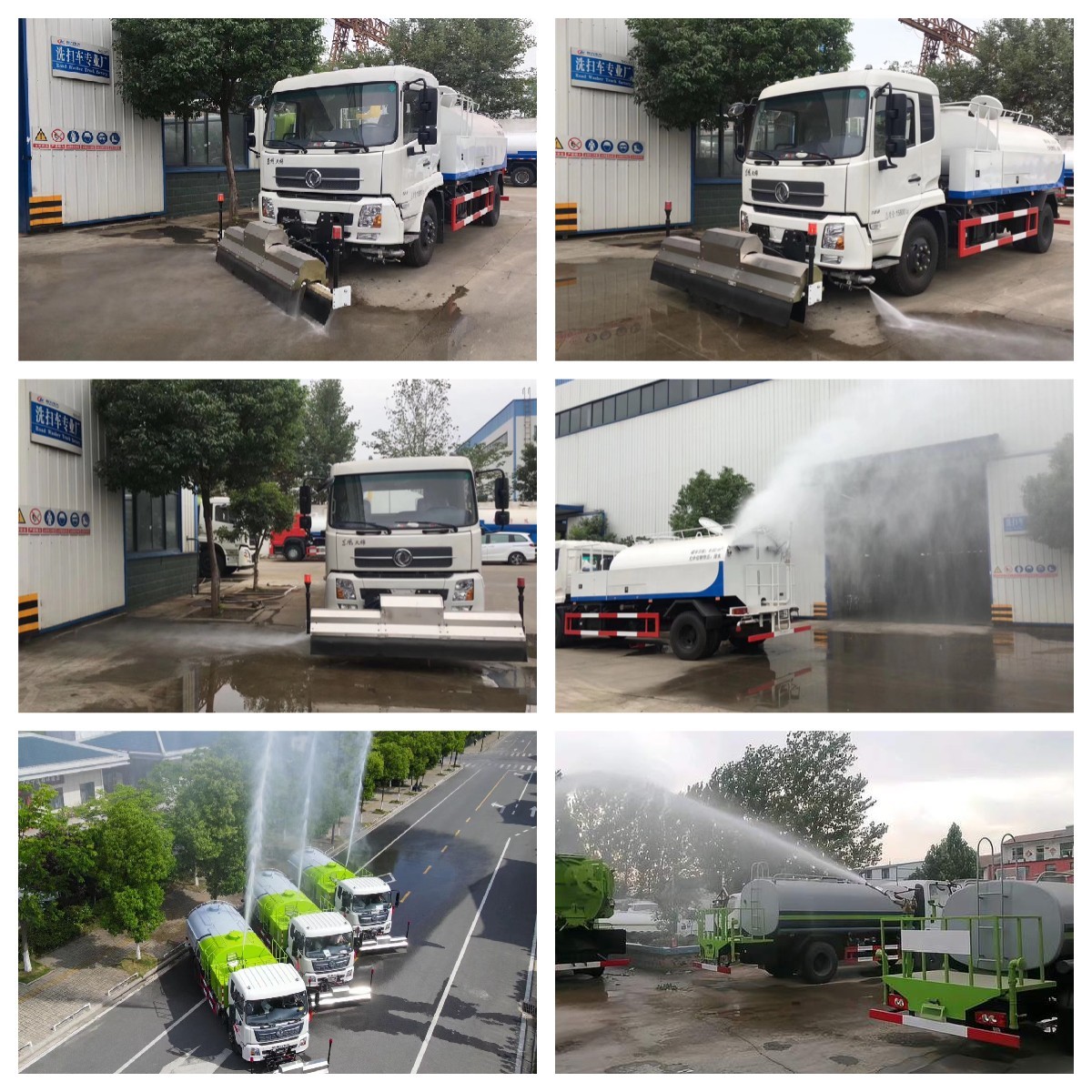 Diesel Power Street Washer Truck With High Pressure Cleaning Technology
